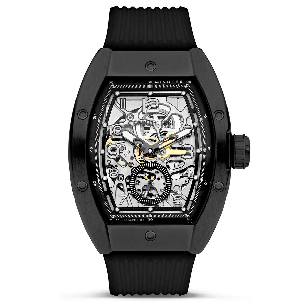 MONTRE CERRUTI HOMME CHRONO SILICONE